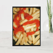 Laten we Ketchup snel! Wenskaart Kaart (Voorkant)