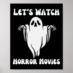 Laten we kijken Horror Films Grappige Halloween Ma Poster