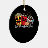 Laten we kijken horror films Halloween kostuum eng Keramisch Ornament (Rechts)