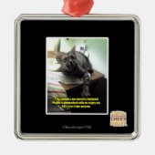 Laten we kijken of ze merkt. metalen ornament (Voorkant)