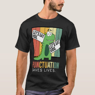 Laten we Kind beknotten en levens redden Trex Gram T-shirt
