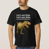 Laten we Kinder beknotting eten en levens redden T-shirt (Voorkant)