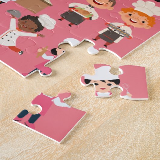 Laten we Kinderen bakken Legpuzzel (Zijkant)