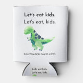 Laten we kinderen eten. Laten we eten, kinderen. Blikjeskoeler (Voorkant)