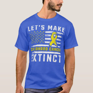 Laten we kinderkanker tot uitsterven maken t-shirt