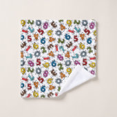 Laten we kindertellen bad handdoek (Wasdoekje)