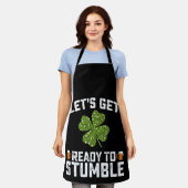 Laten we klaar zijn om grappige St Patrick's Day t Schort (Gedragen)