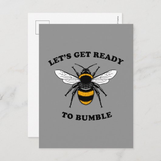 Laten we klaar zijn om te buigen briefkaart (Voorkant / Achterkant)