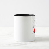 Laten we klaar zijn om te roemen mok (Midden)