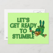 Laten we klaar zijn om te stompen briefkaart (Voorkant / Achterkant)