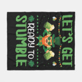 Laten we klaar zijn om te stompen fleece deken (Voorkant (Horizontaal))