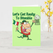 Laten we klaar zijn om te stompen kaart (Gele Bloem)