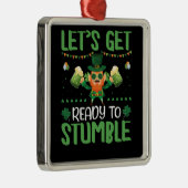 Laten we klaar zijn om te stompen metalen ornament (Rechts)