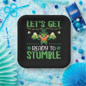 Laten we klaar zijn om te stompen papieren bordje (Feest)