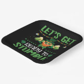 Laten we klaar zijn om te stompen papieren bordje (Gebogen)