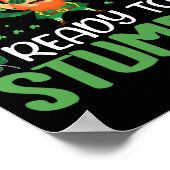 Laten we klaar zijn om te stompen poster (Hoek)