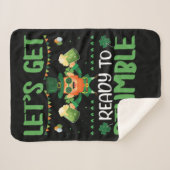 Laten we klaar zijn om te stompen sherpa deken (Voorkant (horizontaal))