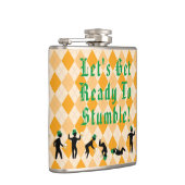 Laten we klaar zijn om te stummeren! St. Patrick's Heupfles (Rechts)