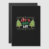 Laten we Klassieke Retro Grafiek Oplichten (Voorkant / Achterkant)