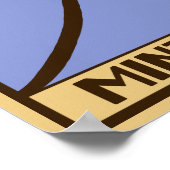 Laten we kleine verse retro adverteren krijgen poster (Hoek)