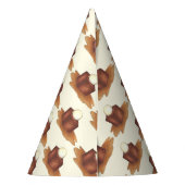 Laten we kleverige toffee pudding aan elkaar plakk feesthoedjes (Achterkant)