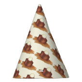 Laten we kleverige toffee pudding aan elkaar plakk feesthoedjes (Rechts)