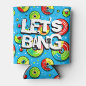 Laten we knallen | Disc Golf thema Blikjeskoeler (Voorkant)