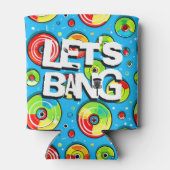 Laten we knallen | Disc Golf thema Blikjeskoeler (Achterkant)