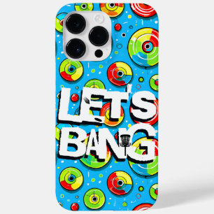 Laten we knallen   Disc Golf thema Case-Mate iPhone 14 Pro Max Hoesje