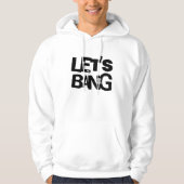 Laten we knallen | Disc Golf thema Hoodie (Voorkant)