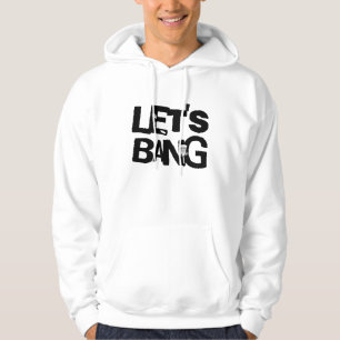 Laten we knallen   Disc Golf thema Hoodie