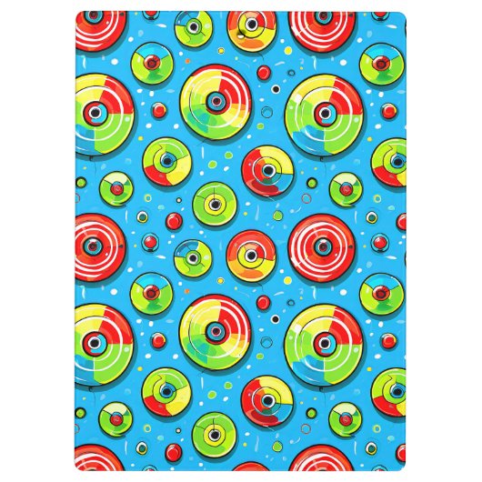 Laten we knallen | Disc Golf thema Klembord (Achterkant)