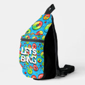 Laten we knallen | Disc Golf thema Sling Bag (Rechterhoek)