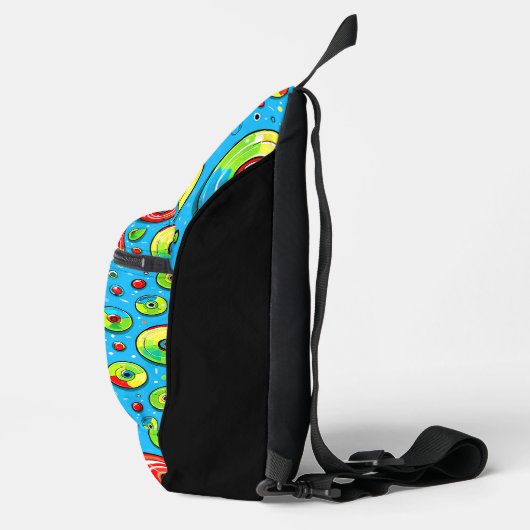 Laten we knallen | Disc Golf thema Sling Bag