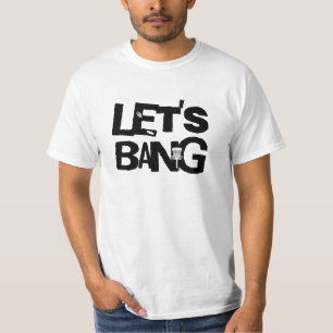 Laten we knallen Disc Golf thema T-shirt