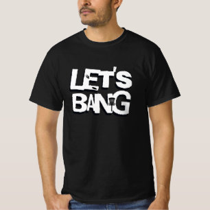 Laten we knallen Disc Golf thema T-shirt