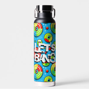 Laten we knallen   Disc Golf thema Waterfles