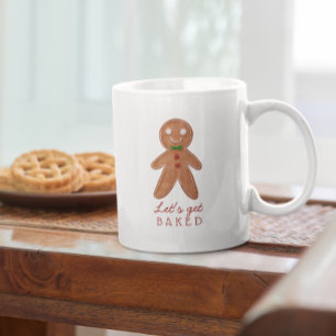 Laten we knallen met gebakken ontbijtkoekjes grote koffiekop