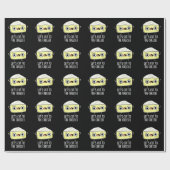 Laten we knippen naar de kaas Grappig eten Pun Dar Cadeaupapier (Vlak)