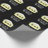 Laten we knippen naar de kaas Grappig eten Pun Dar Cadeaupapier (Hoek)