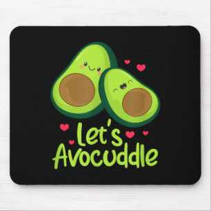 Laten we knuffelen Schattig Avocado Koppel Valenti Muismat