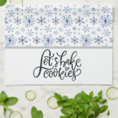 Laten we koekjes bakken theedoek (Gevouwen)