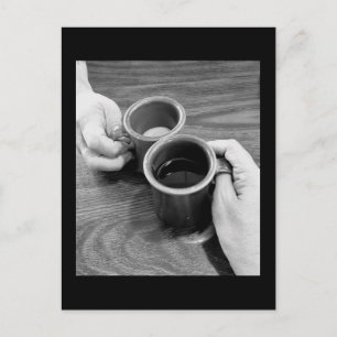 Laten we koffie-Briefkaart hebben Briefkaart