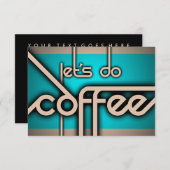 Laten we koffie doen! kaart (Voorkant / Achterkant)