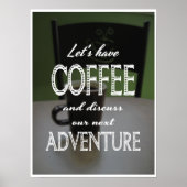 Laten we koffie drinken... poster (Voorkant)