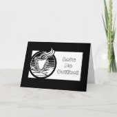 Laten we koffie- uitnodiging doen (Voorkant)