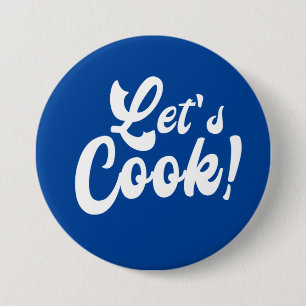 Laten we koken ronde button 7,6 cm