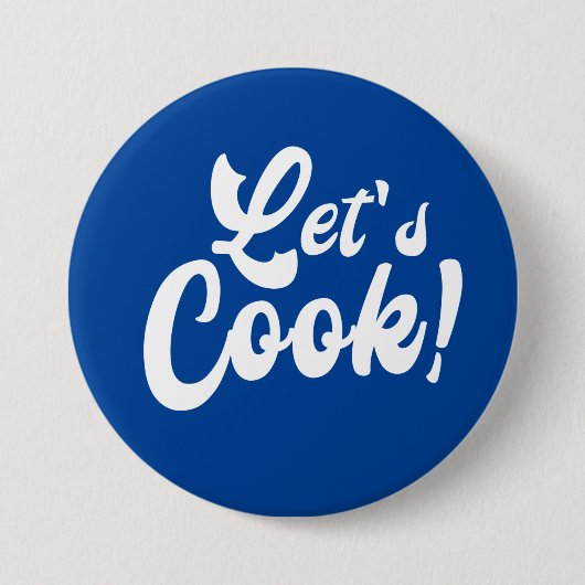 Laten we koken ronde button 7,6 cm (Voorkant)