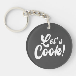 Laten we koken sleutelhanger