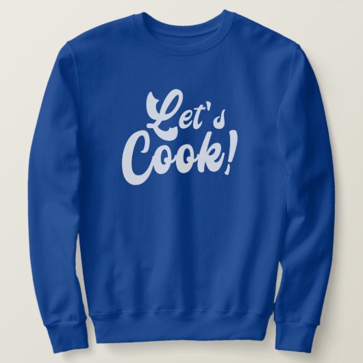 Laten we koken trui (Design voorkant)